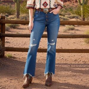 Madewell Cali Demi-Boot Distressed Women’s Denim Jeans, size 28